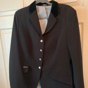 Pikeur Black Equestrian Show Jacket sz 46